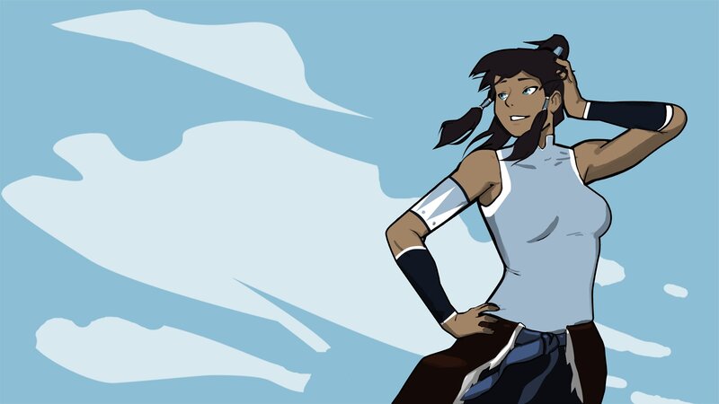 Avatar Korra standing confidently