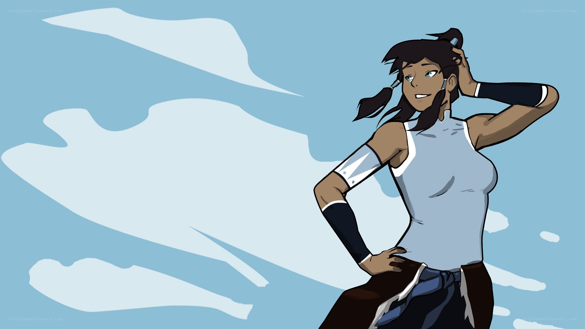 Avatar Korra standing confidently