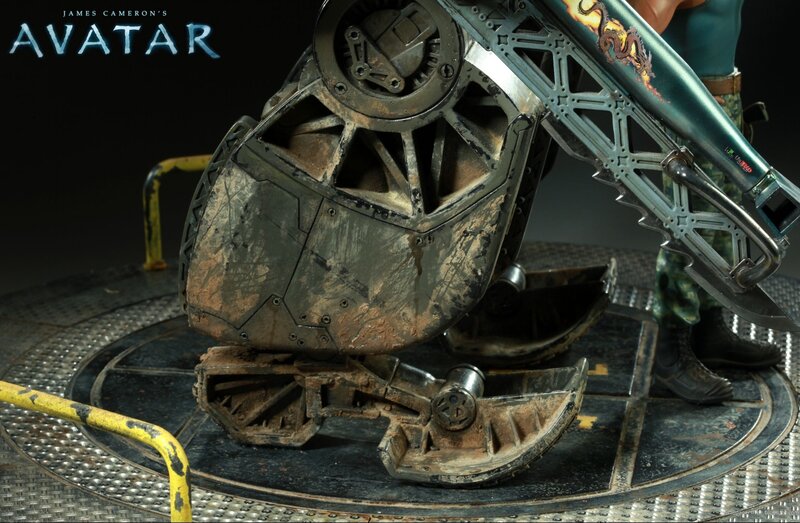 Avatar military vehicle statue