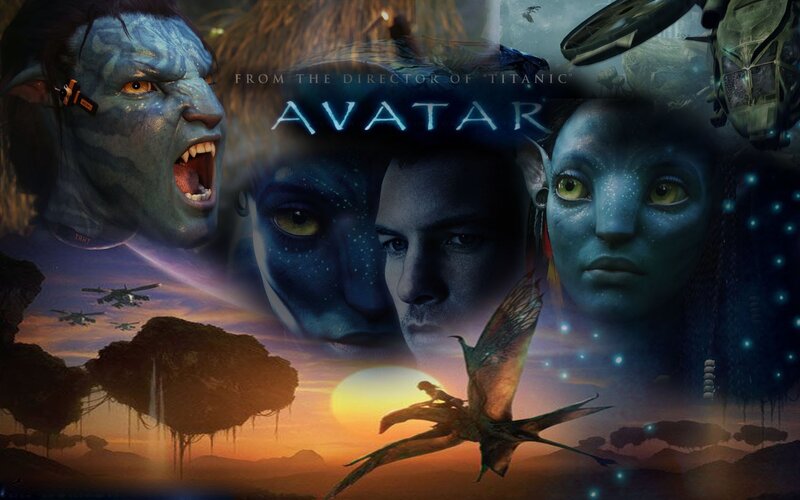 Avatar movie poster collage