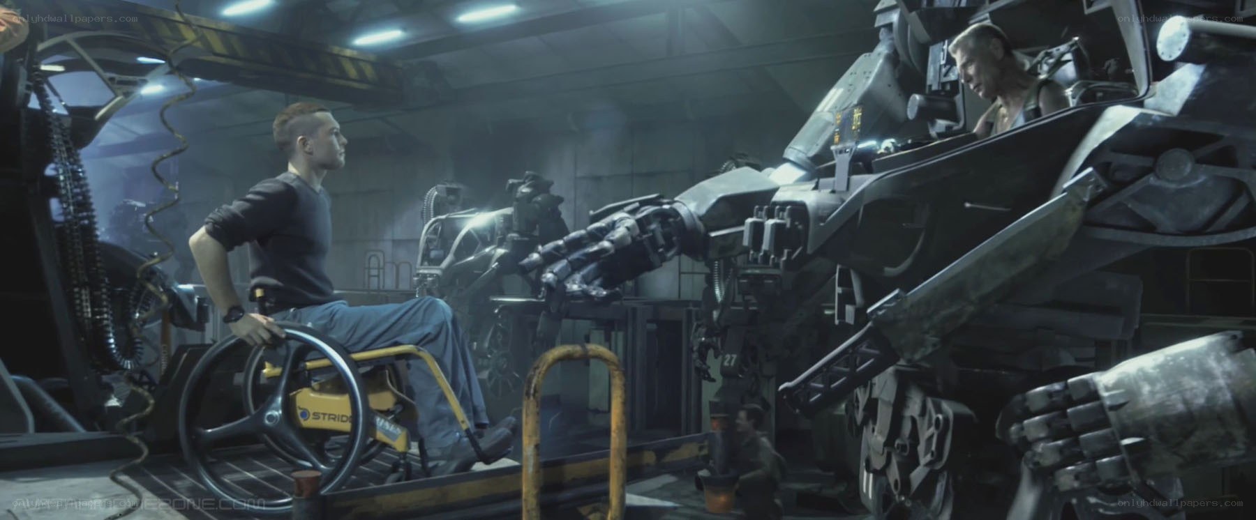 Avatar movie scene with robot