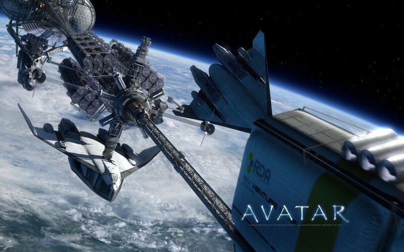 Avatar space station scene