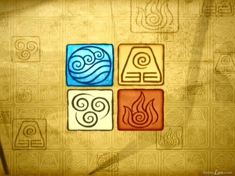 Avatar symbols on scroll