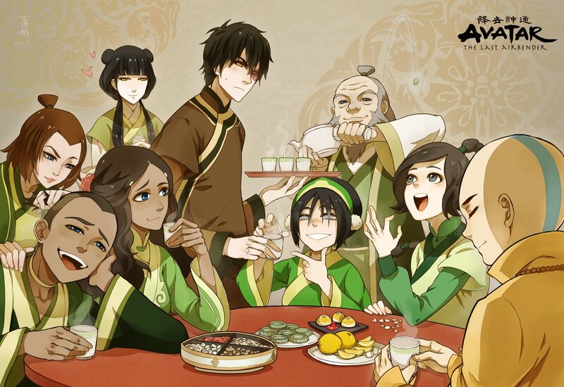Avatar: The Last Airbender group scene