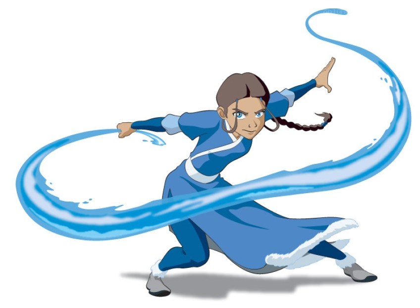 Avatar waterbending character
