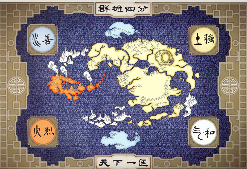Avatar world map