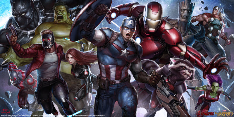 Avengers and Guardians Team