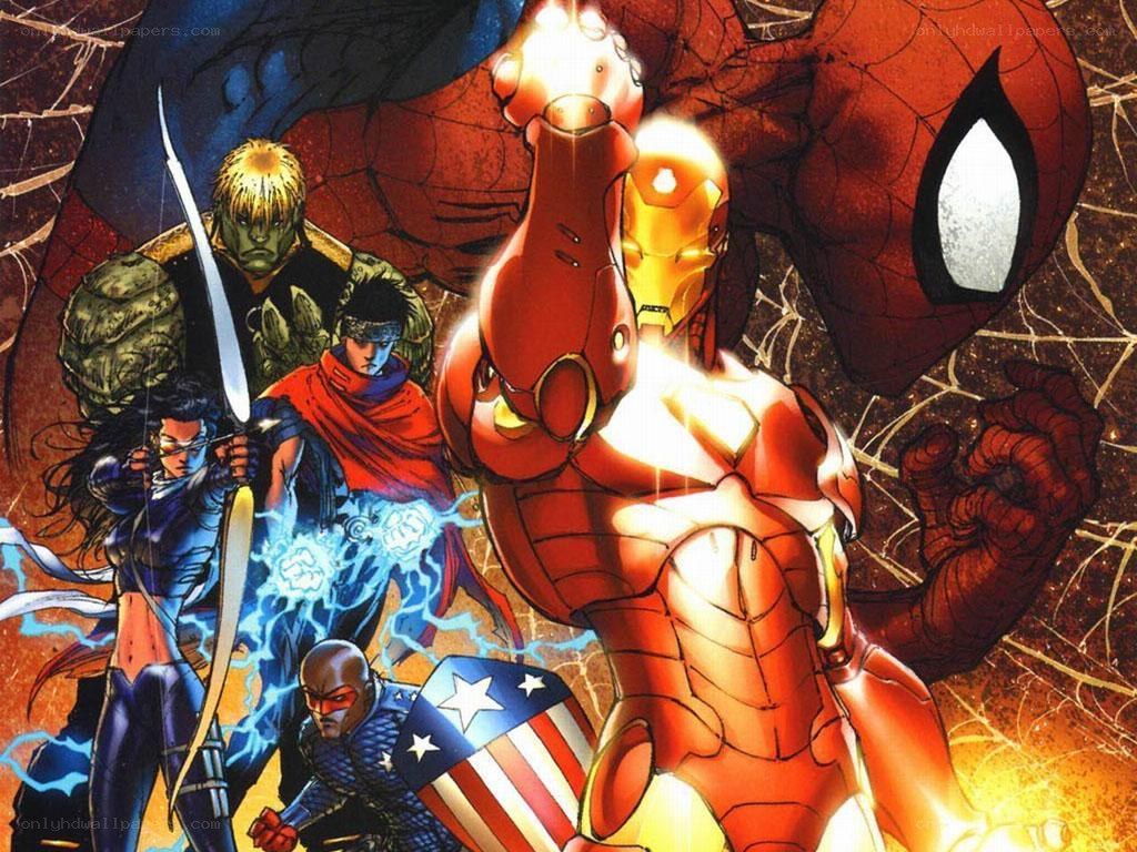 Avengers and Spider-Man team-up