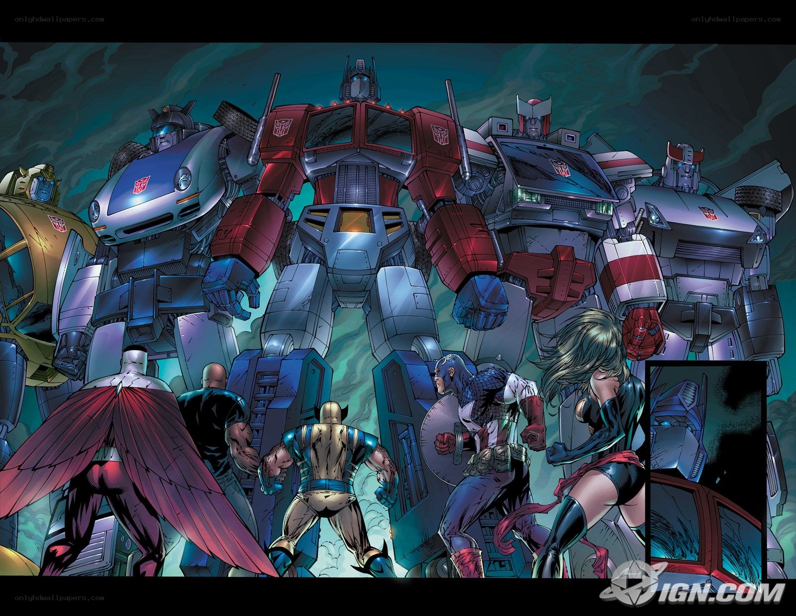 Avengers and Transformers team up
