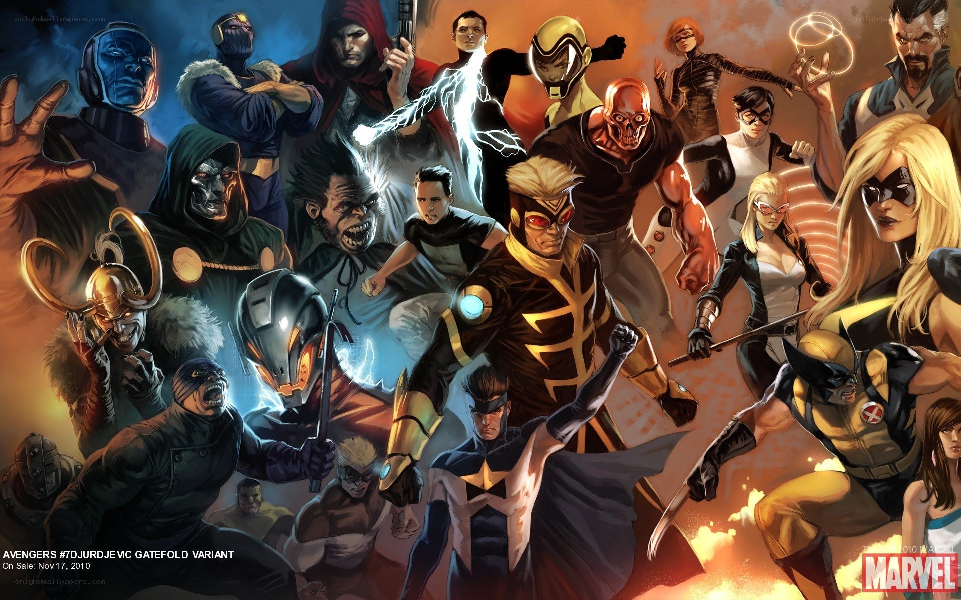 Avengers and villains group