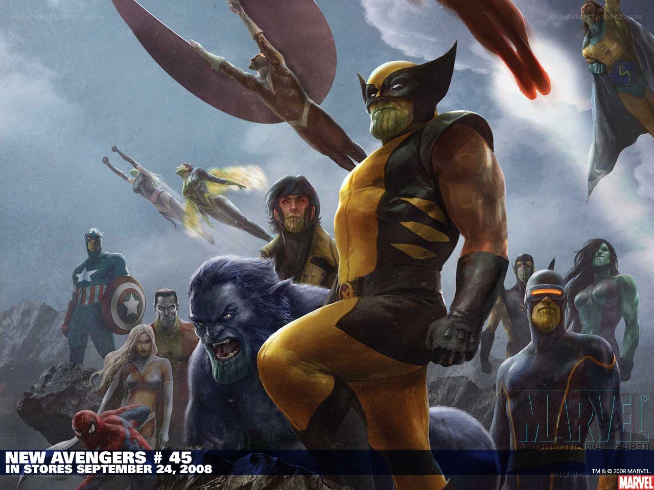 Avengers and X-Men team-up