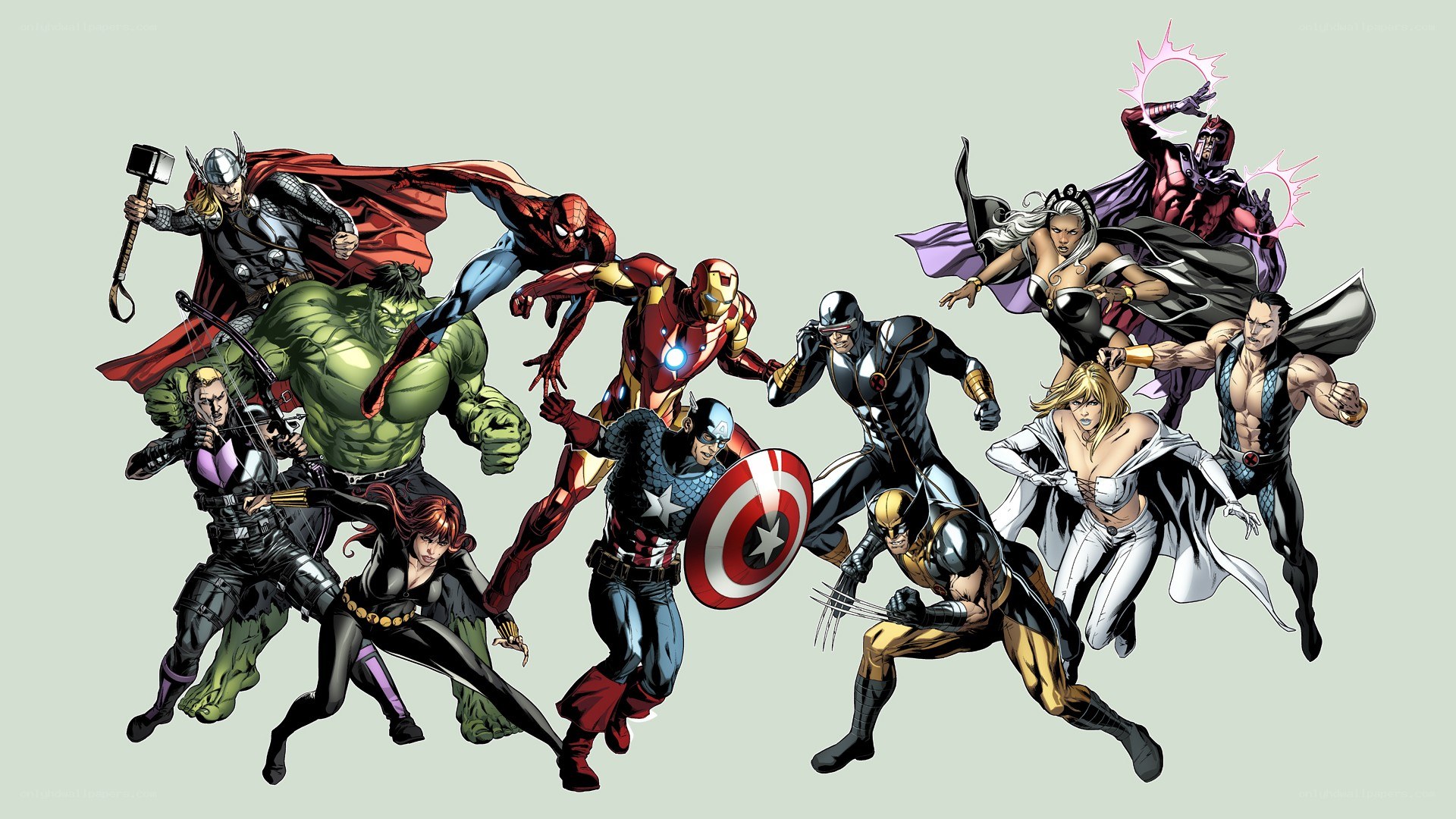 Avengers and X-Men team-up