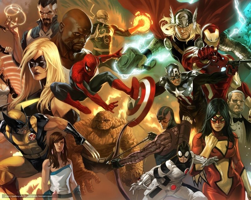 Avengers and X-Men team-up