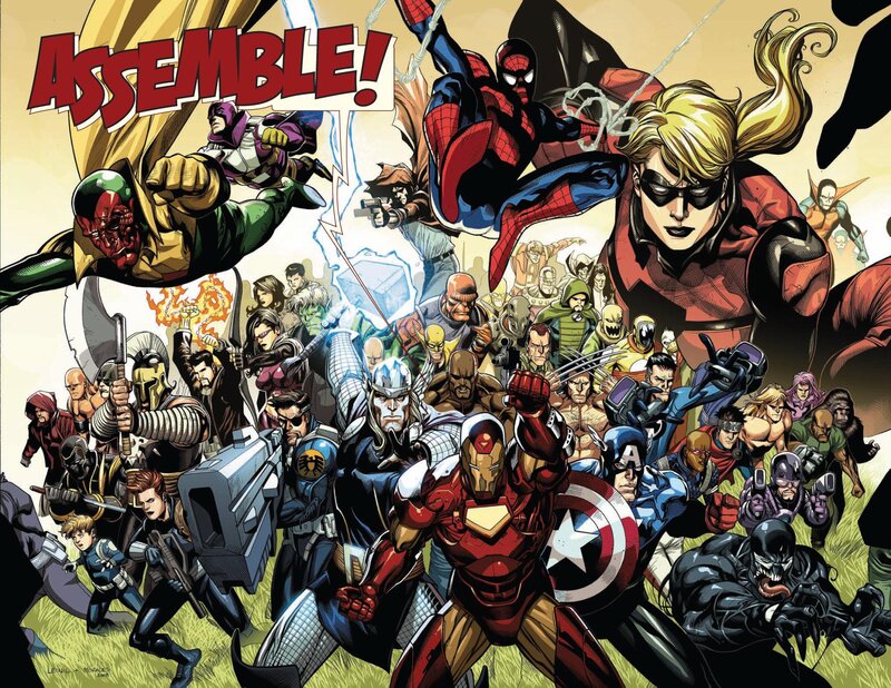 Avengers assemble comic cover