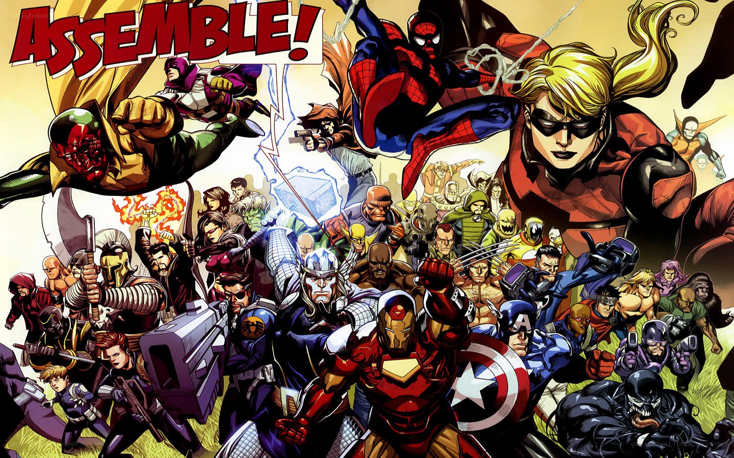Avengers assemble comic panel
