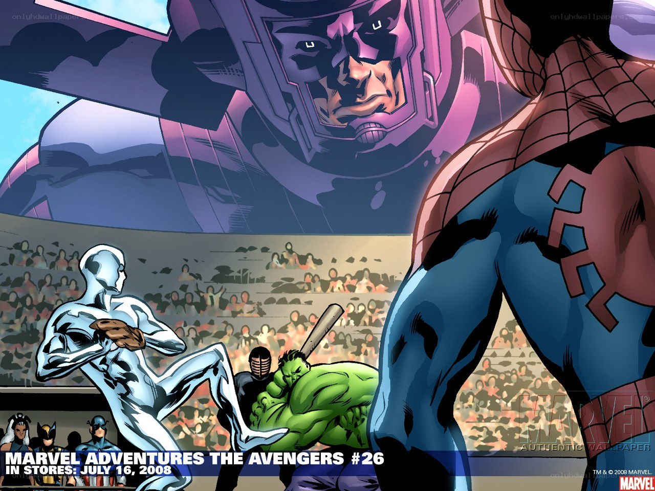 Avengers battle in arena