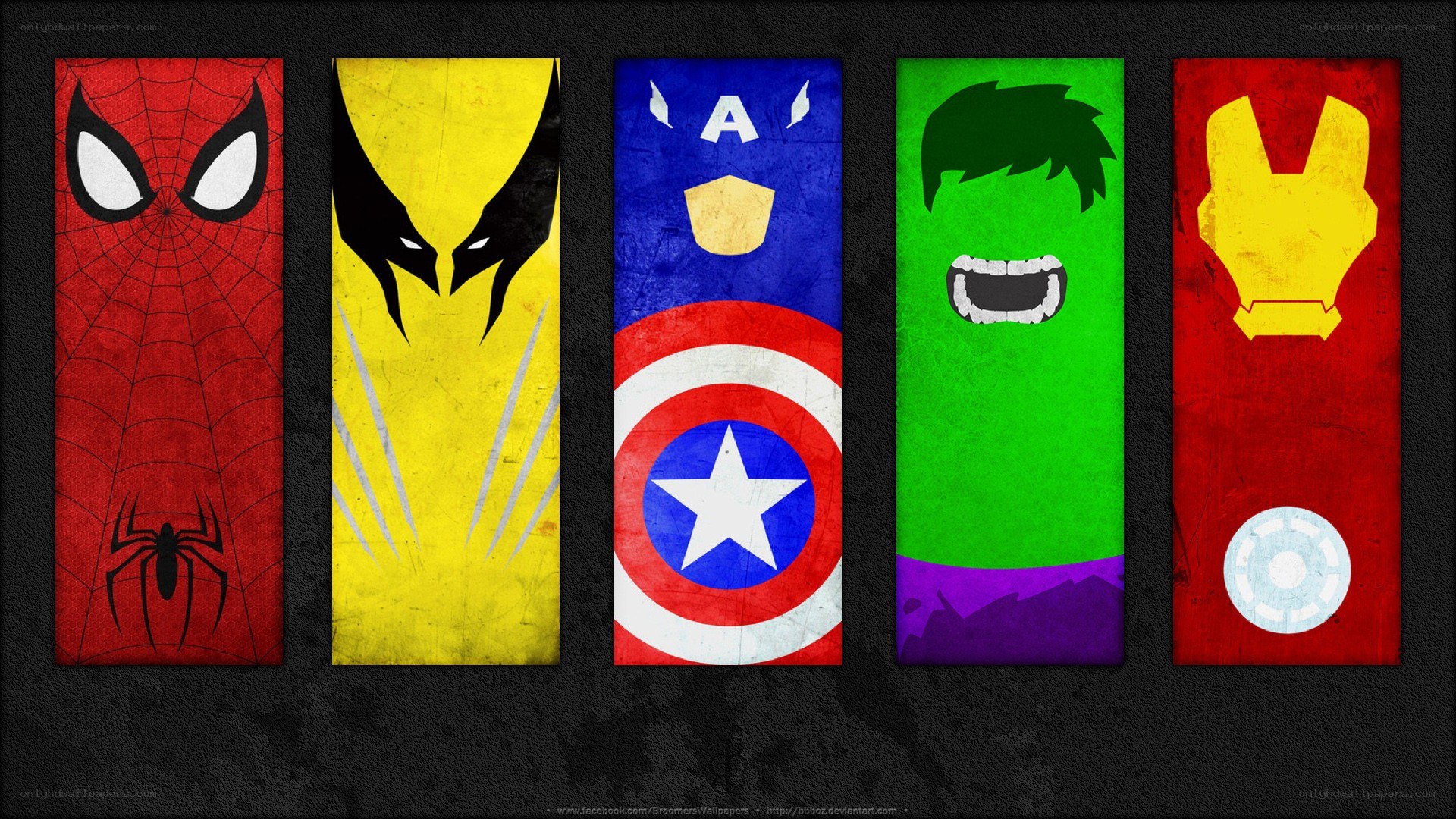 Avengers character icons