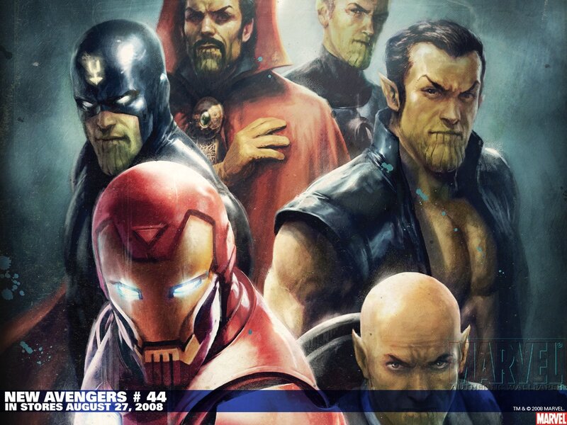 Avengers Characters — Red, Dramatic, Comic