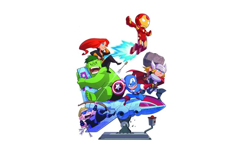 Avengers chibi characters