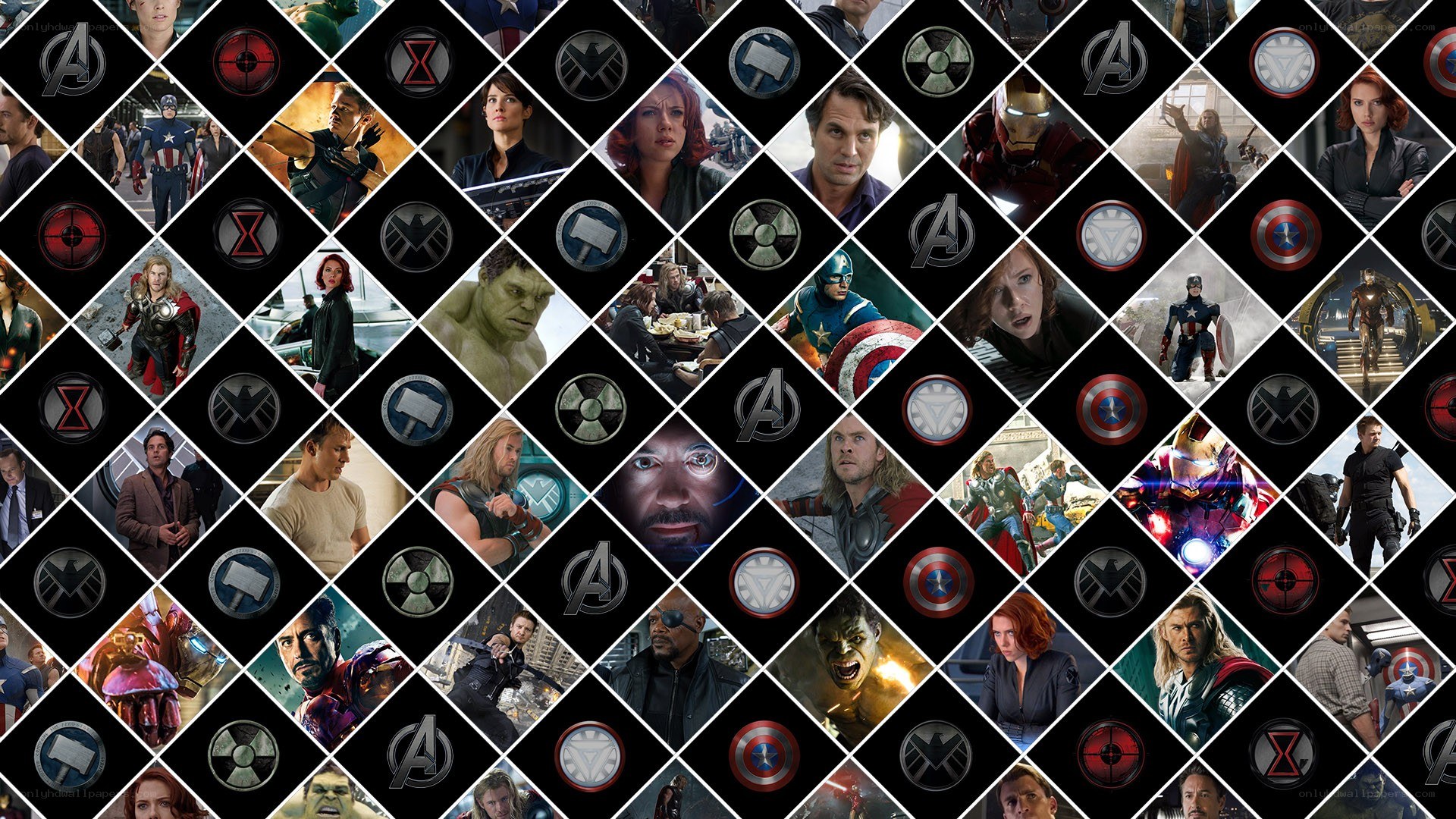 Avengers collage artwork