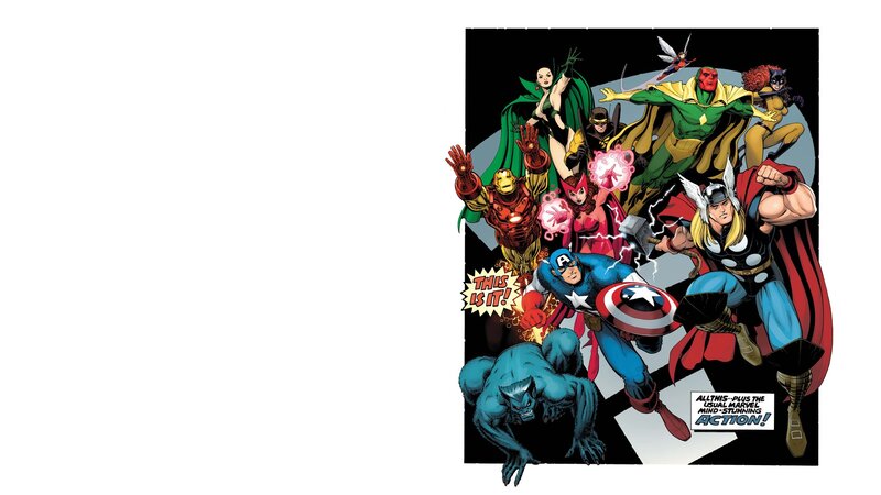 Avengers comic book cover
