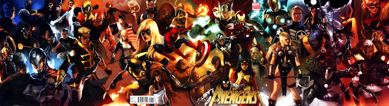 Avengers comic book cover