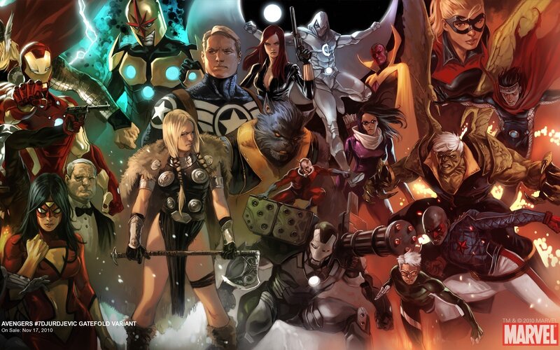 Avengers comic book cover