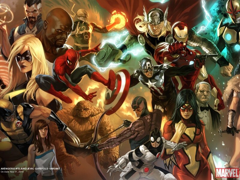 Avengers comic book cover