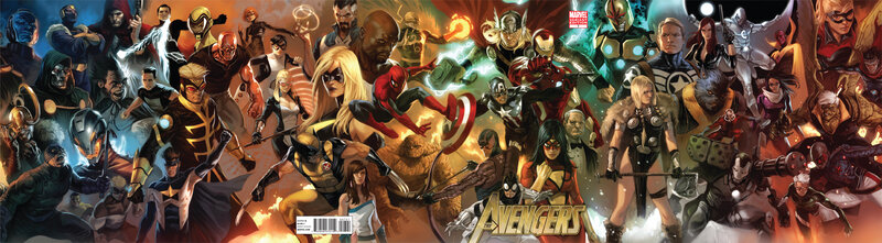 Avengers comic book cover