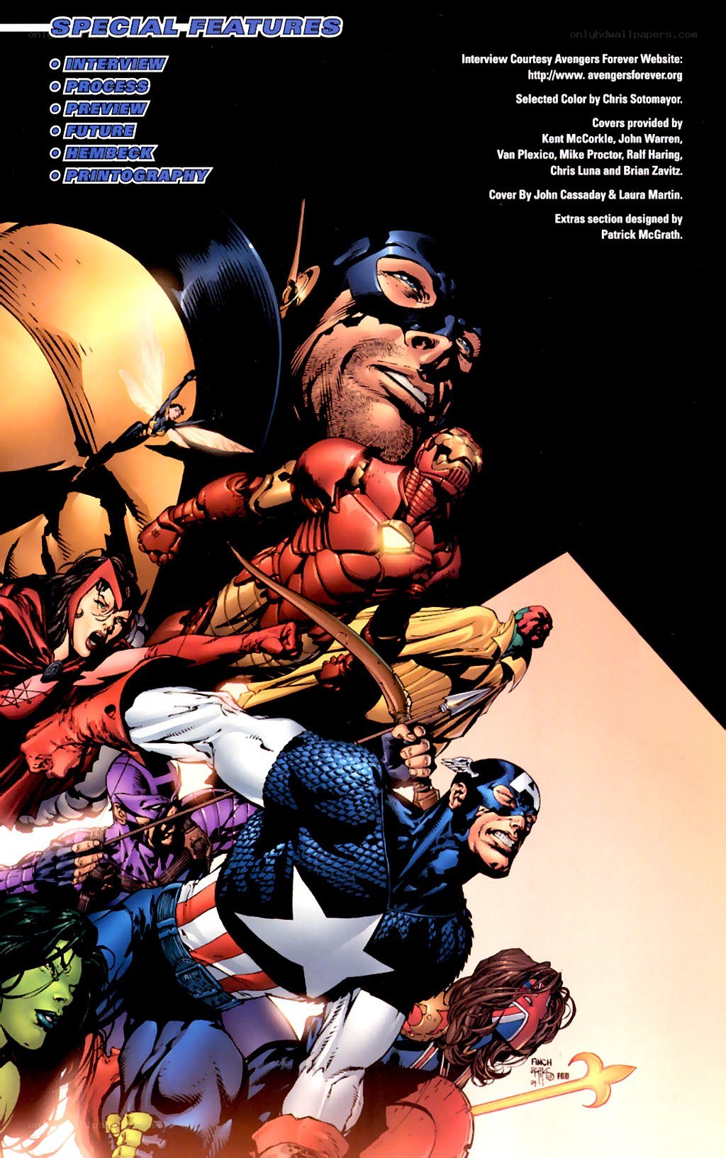 Avengers comic book cover