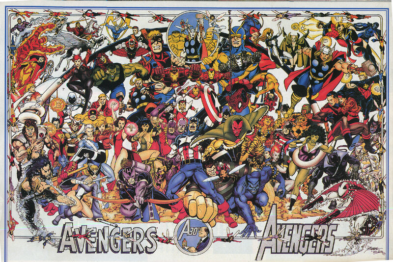 Avengers comic book cover