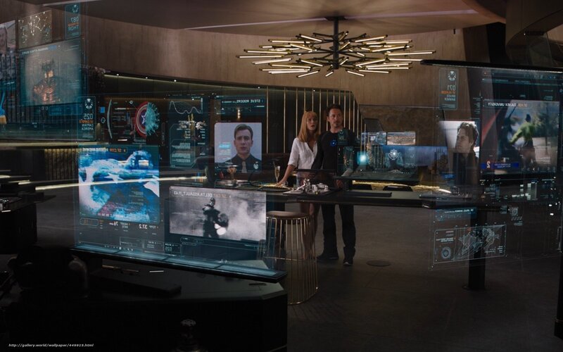 Avengers control room scene