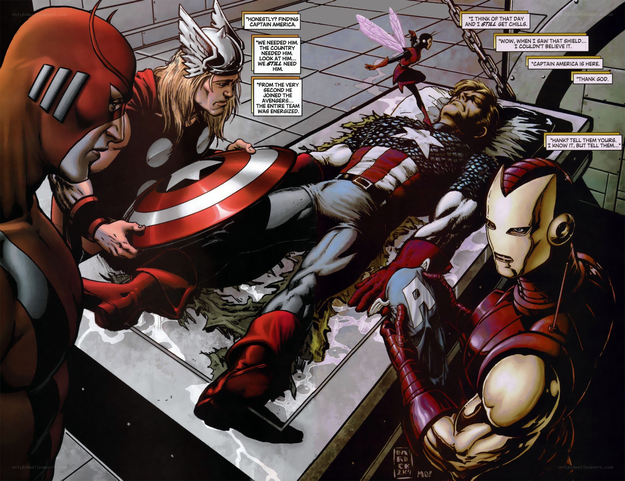 Avengers find Captain America