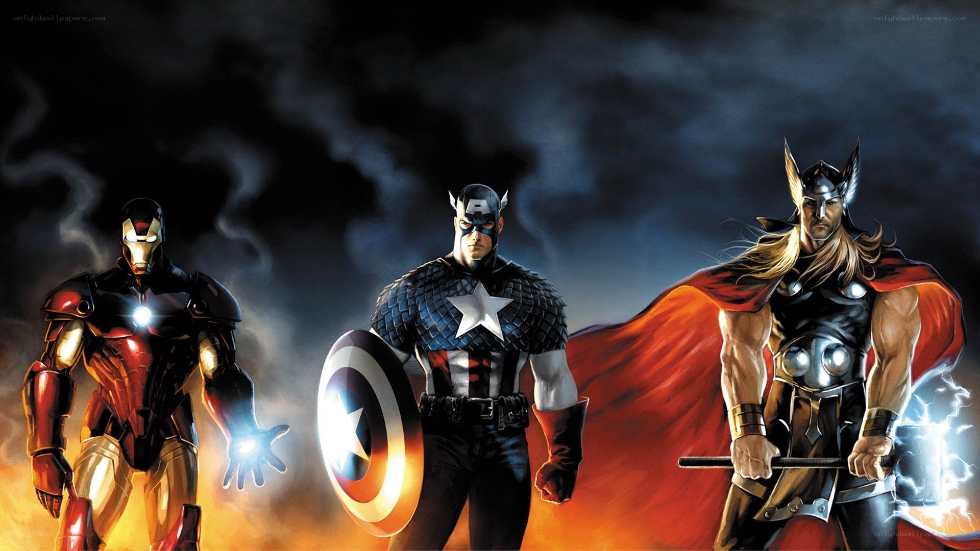 Avengers heroes stand together