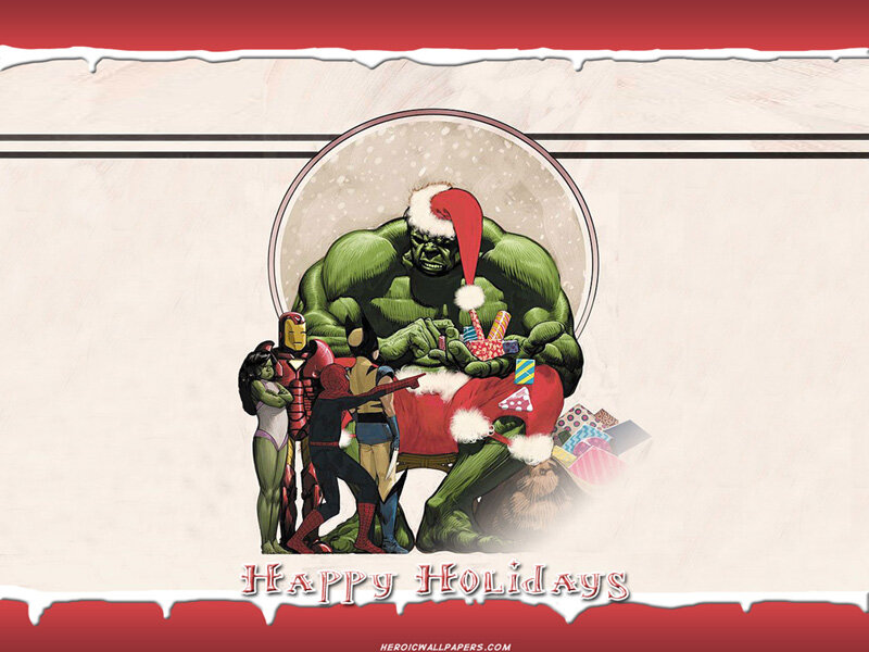 Avengers holiday greeting