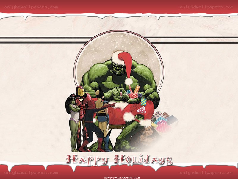 Avengers holiday greeting