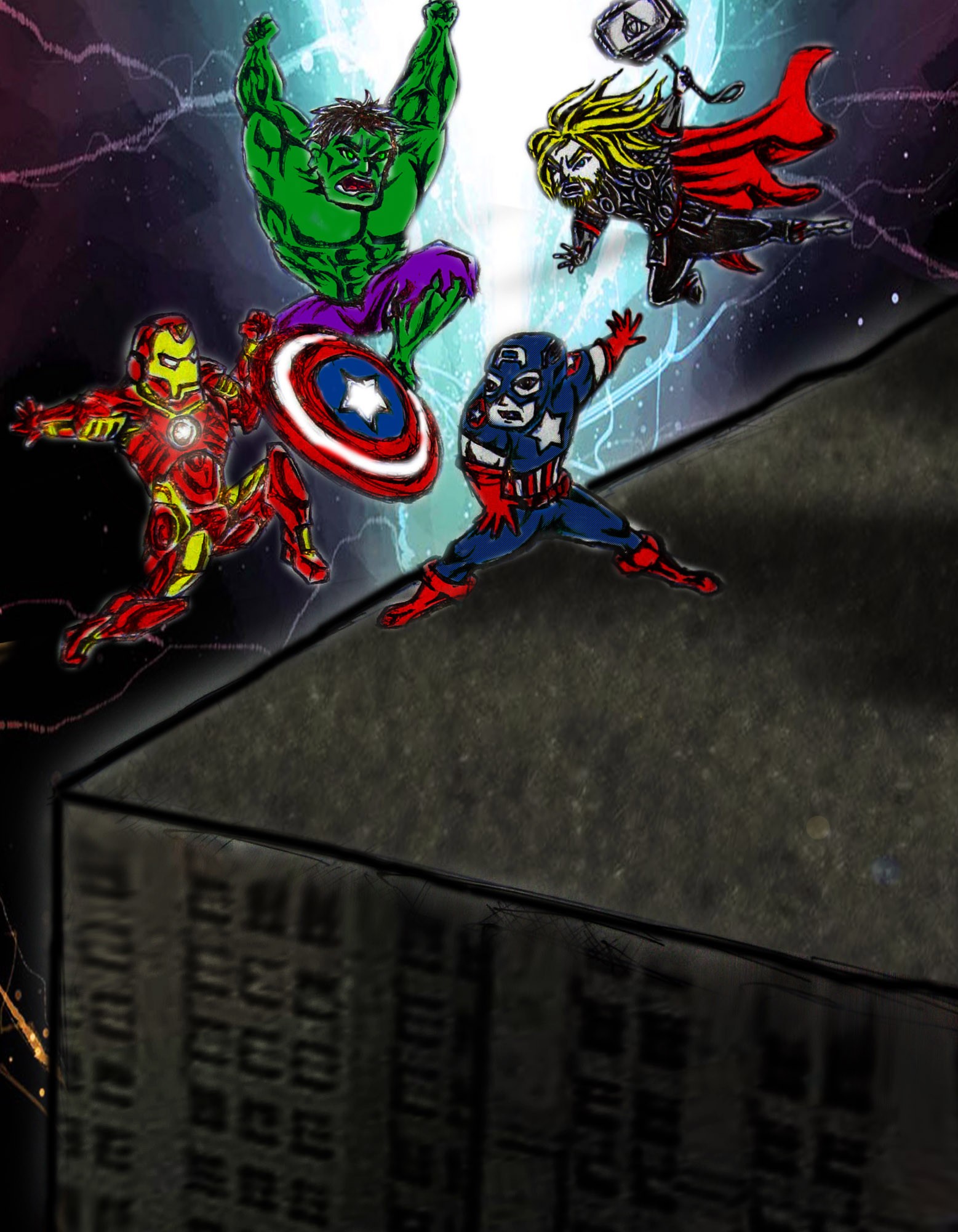 Avengers in action