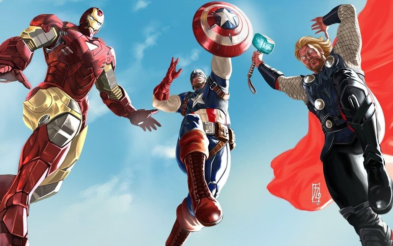 Avengers in action