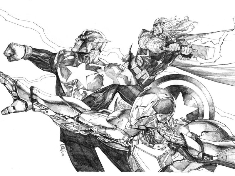 Avengers in action