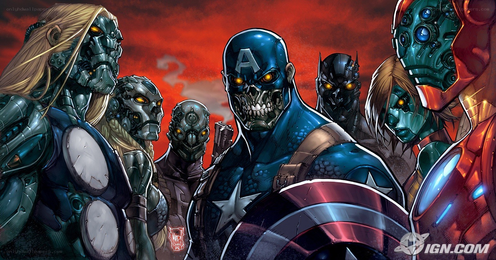 Avengers in robotic armor
