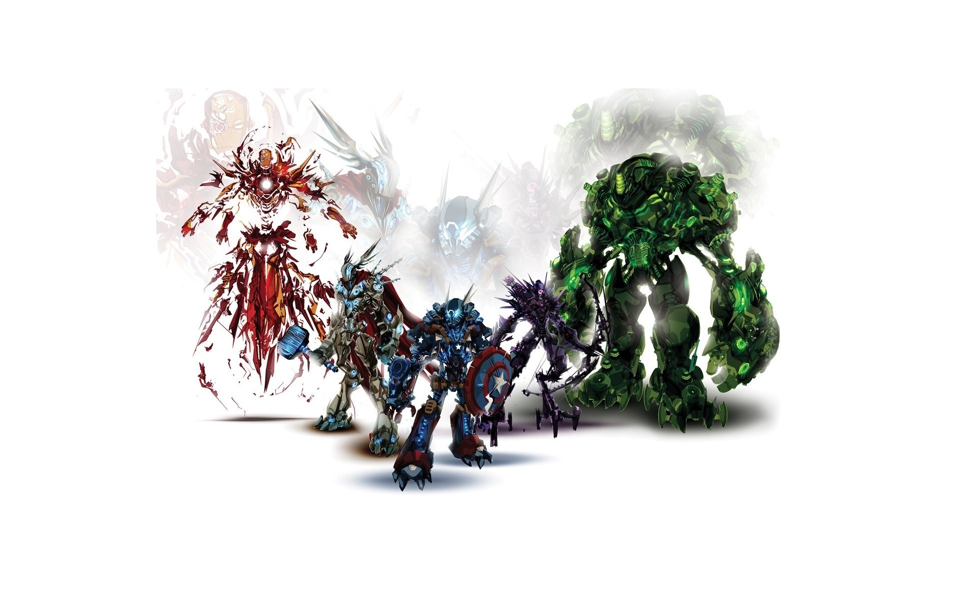 Avengers in robotic armor