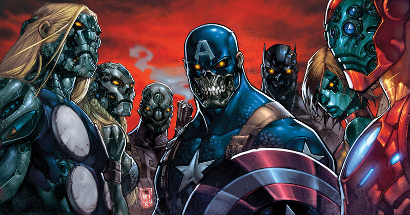Avengers in robotic forms