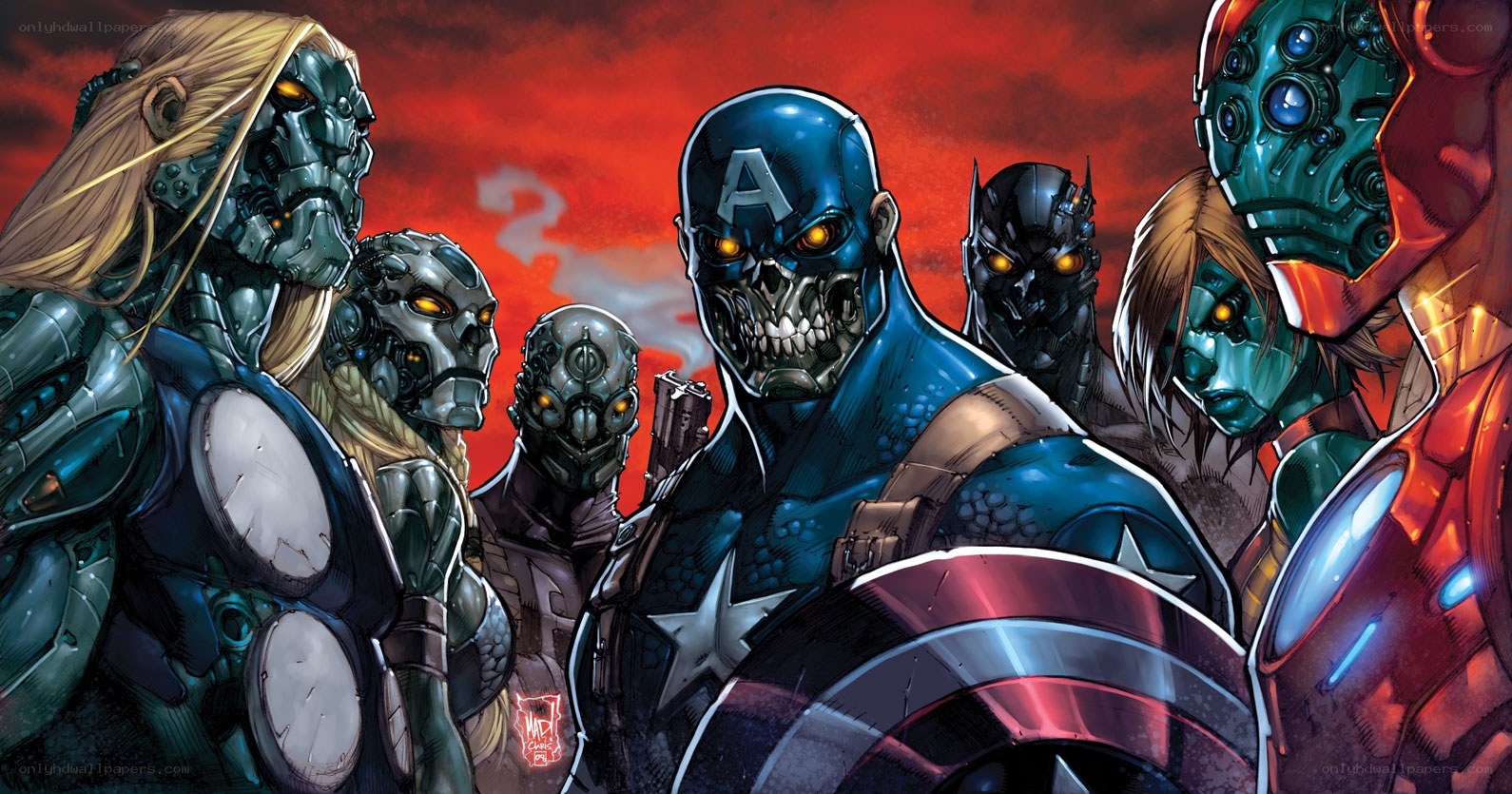 Avengers in robotic forms