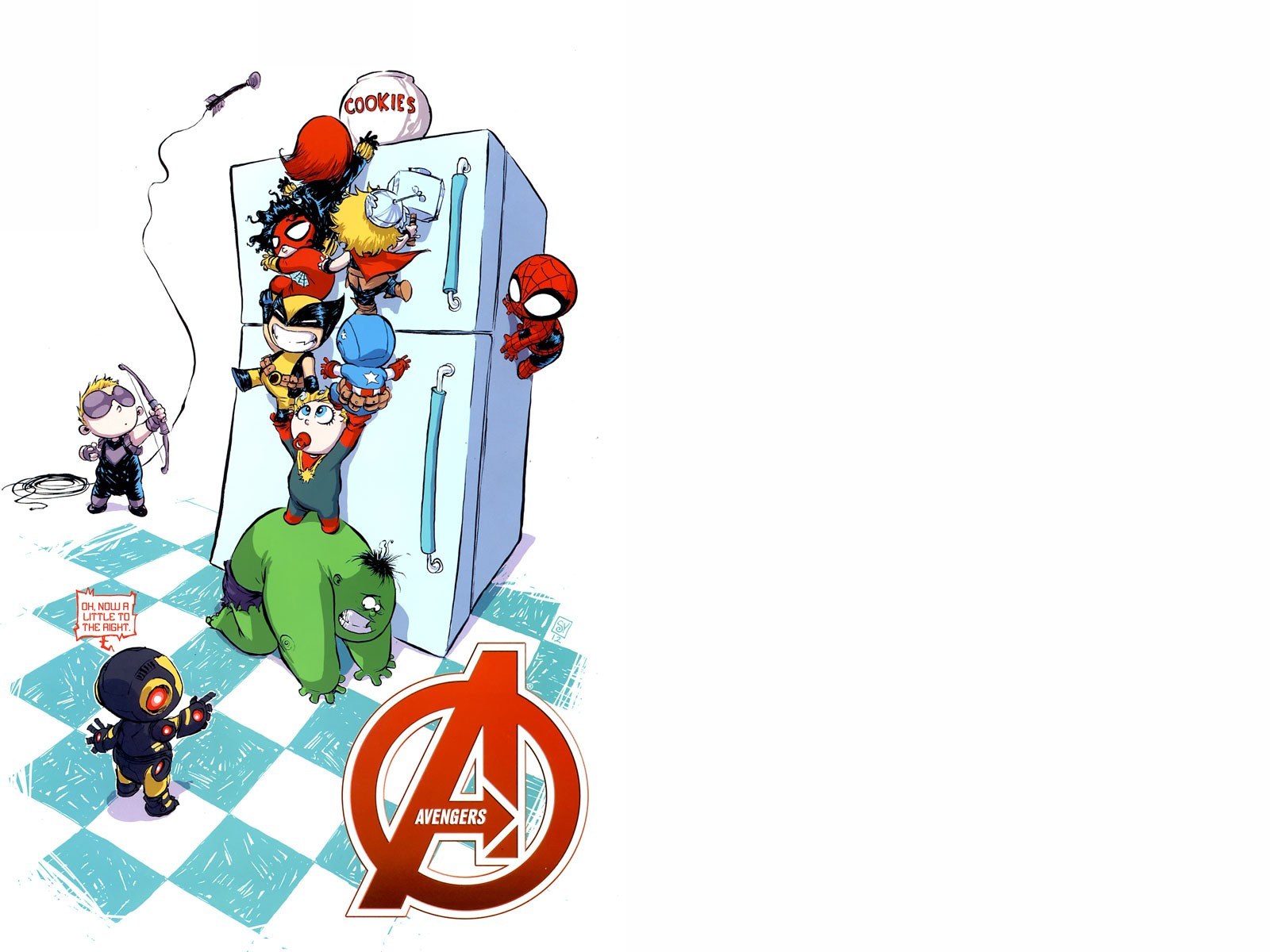 Avengers in the kitchen