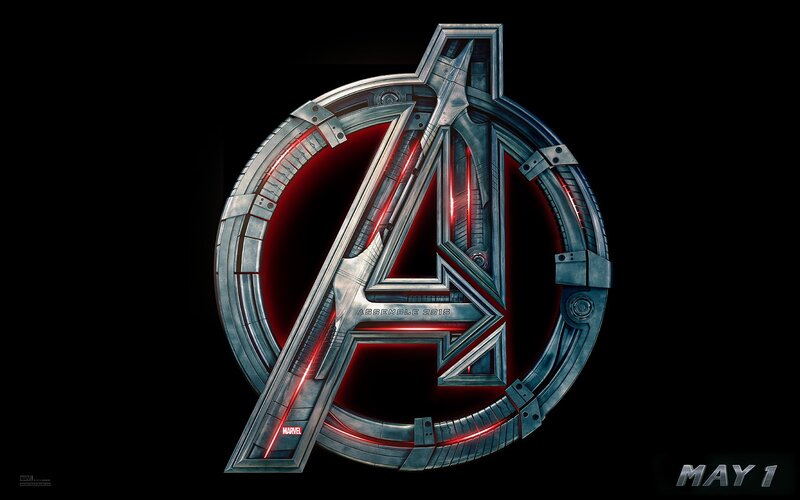 Avengers Logo — Black, Dramatic, Digital Art