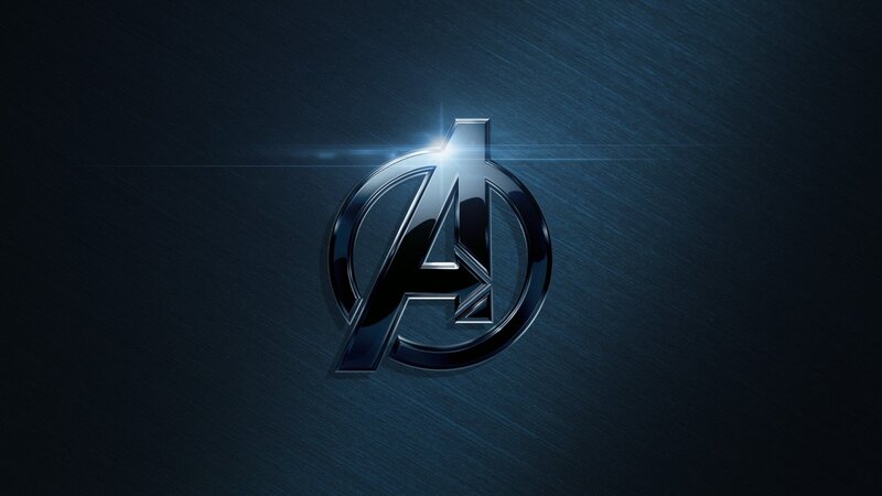 Avengers Logo — Blue, Dramatic, 3d Render