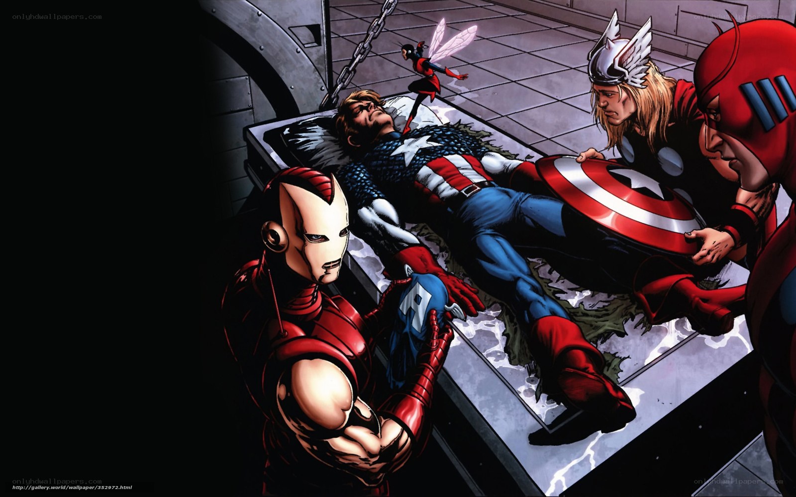 Avengers mourn Captain America