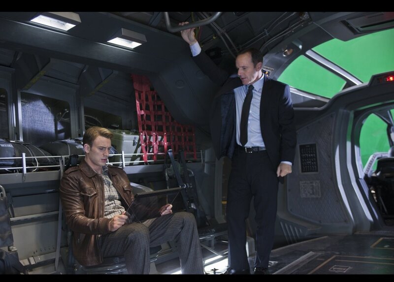Avengers scene with laptop