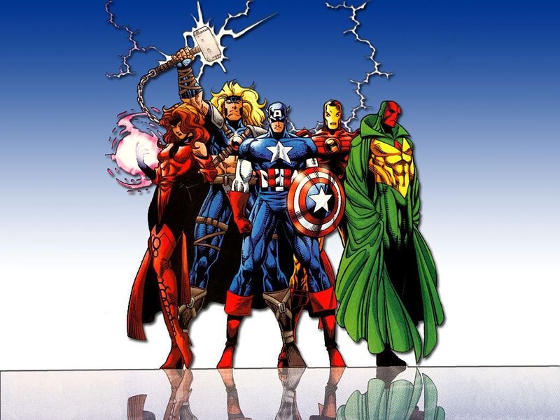 Avengers Team — Blue, Dramatic