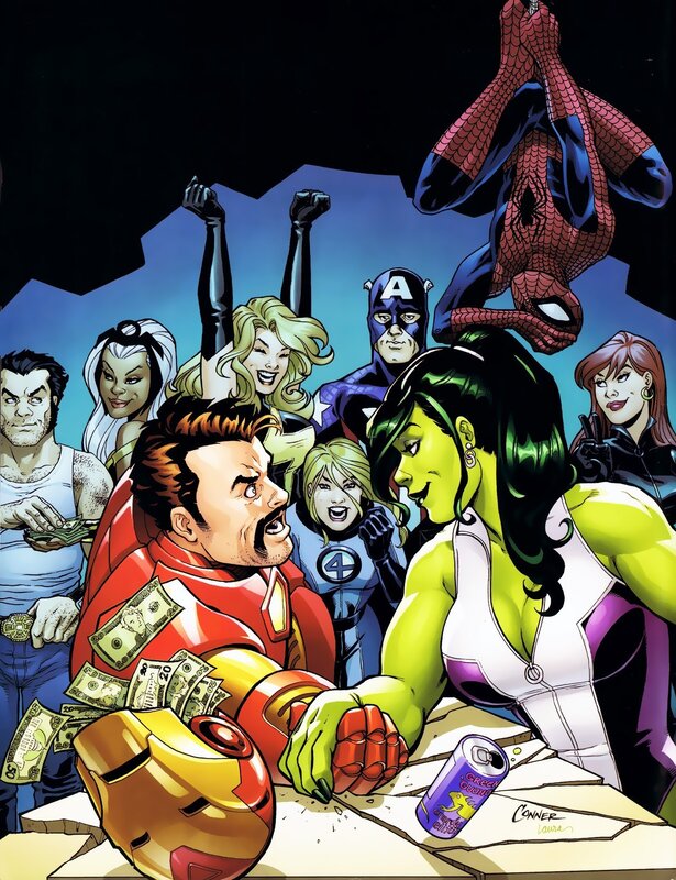 Avengers team gathering